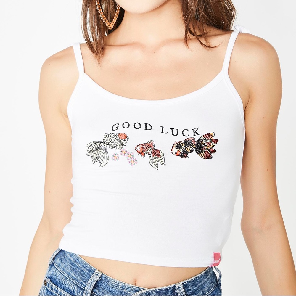 O Mighty Good Luck Crop Top